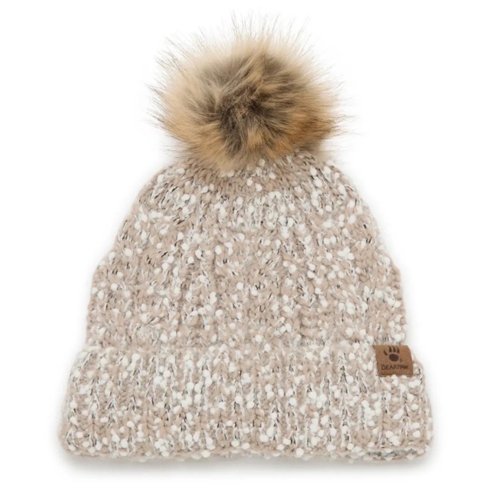 Bearpaw Popcorn Pom Beanie